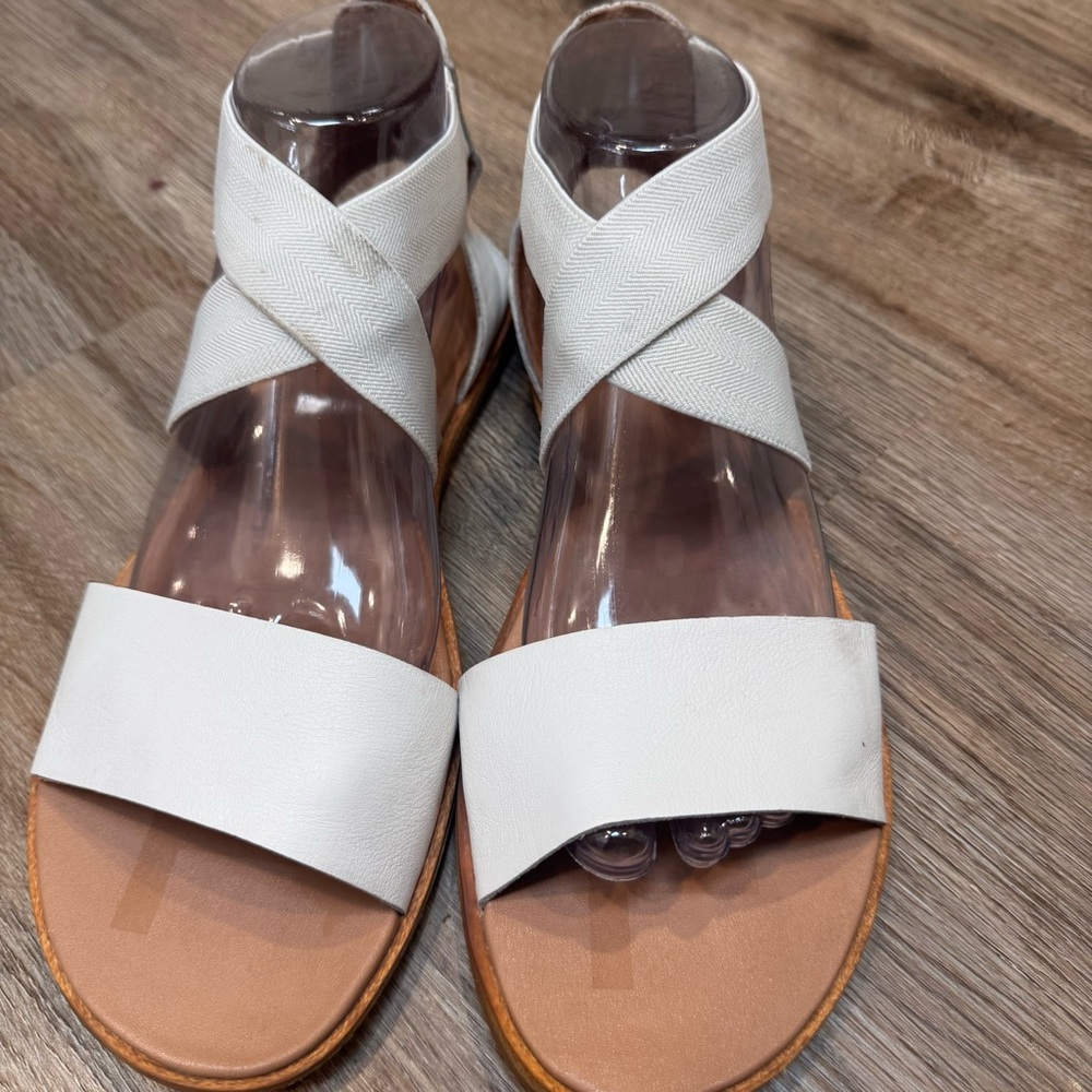 Sorel Ella Crisscrossed Elastic Sandals Size 9 - Picture 3 of 7